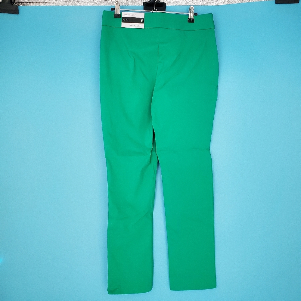 NEW Rafaella Size 6 High Rise Slim Ankle Stretch Trousers - Picture 3 of 8